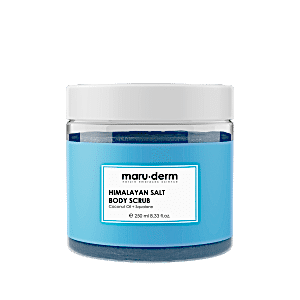 Maruderm Body Scrub | Himalaya Tuzu Vücut Peelingi | Squalane + Hindistan Cevizi Yağı 250 mL