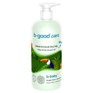 b-good care b-baby™ Bebek & Çocuk Duş Yağı Atopik Ciltler 500 mL