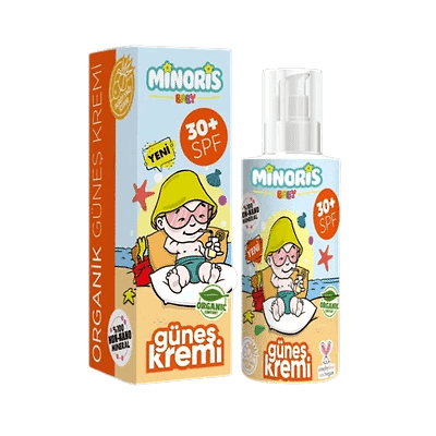 Minoris Baby Organik Güneş Koruyucu Sprey Krem 30 SPF