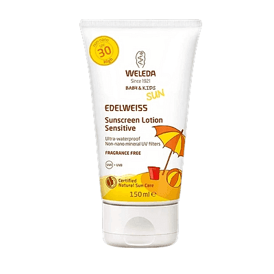 Weleda Bebek ve Çocuklar için Yüksek Koruma Faktörlü Mineral Filtreli Güneş Losyonu SPF 30