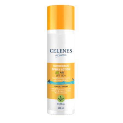 Celenes by Sweden Herbal Güneş Koruyucu Losyon Spray 50+ Spf Çocuk