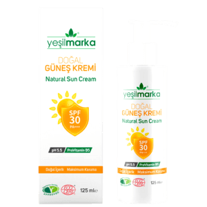 Yeşilmarka Doğal Güneş Kremi – 30 SPF 125 mL