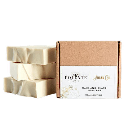 Polente Natural Argan Sabunu - Saç ve Sakal Bakımı