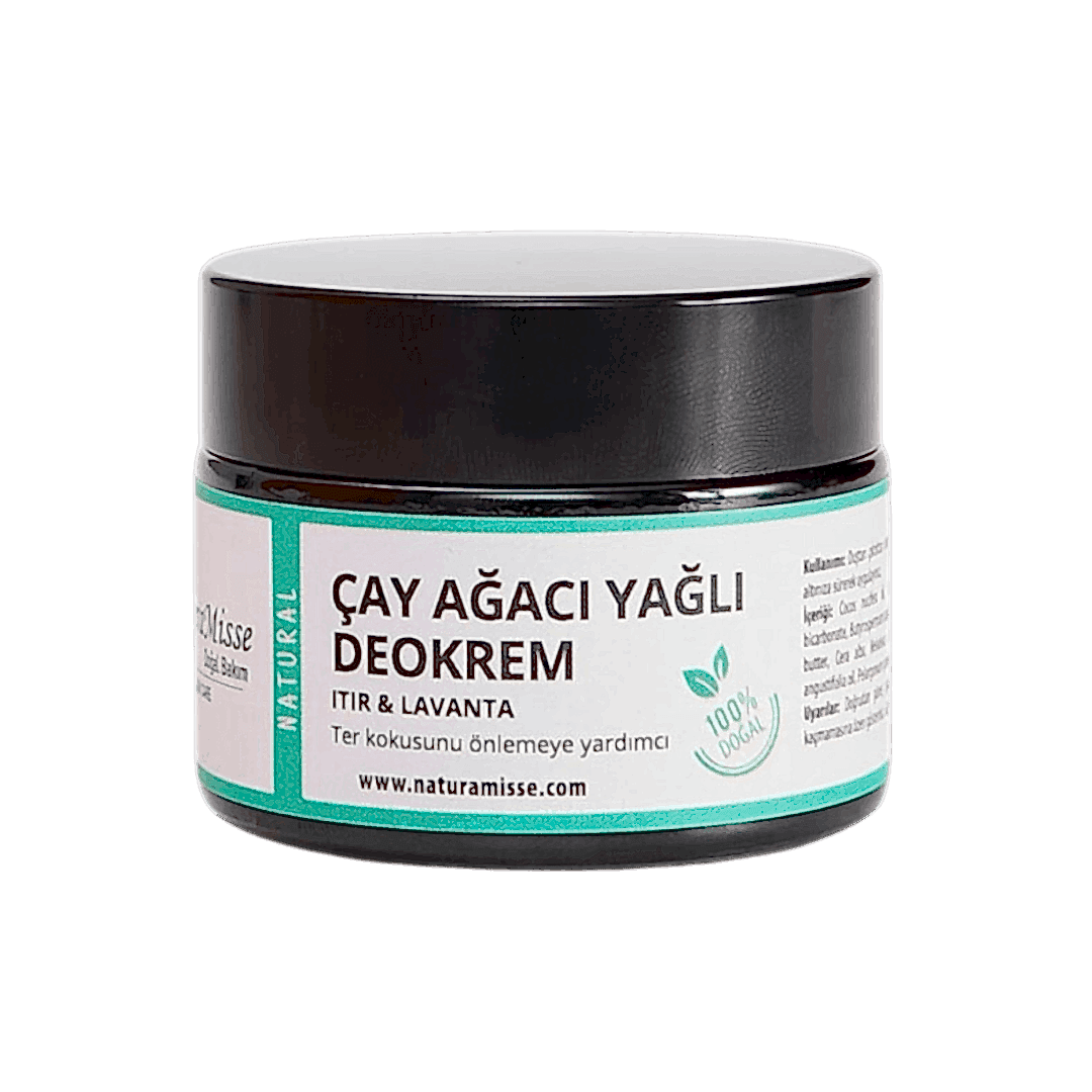 Naturamisse Doğal Koltuk Altı Kremi 50 Ml (Çay Ağacı Yağlı Deokrem)ITIR-LAVANTA Ter Kokusuna Karşı-Mükemmel Etki