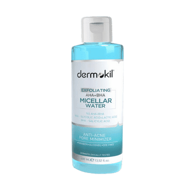 Dermokil Exfoliating Aha+Bha Niacinamide Micellar Makyaj Temizleme Suyu 400 ml