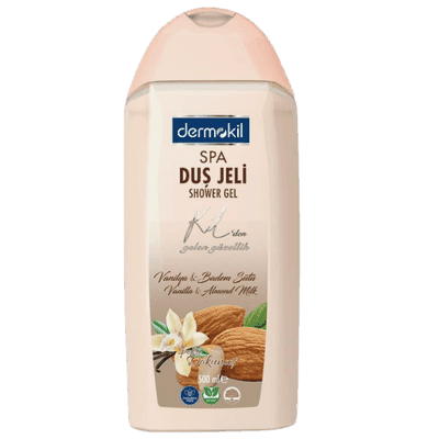Dermokil Vegan Badem ve Vaniya Duş Jeli 500 ml