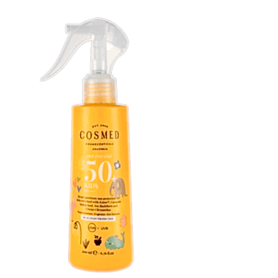 Cosmed Kids SPF 50 Çocuk Güneş Koruyucu Sprey Losyon - Yeni Nesil Filtreler 200 ml