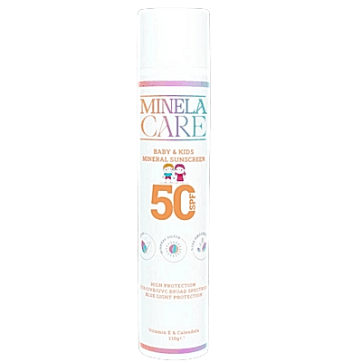 Minela Care 50Spf %100 Organik Mineral Filtreli Bebek & Çocuk Güneş Kremi