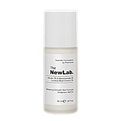 The New Lab Arbutin, Niacinamide ve Meyan Kökü Özü içerikli Koltuk Altı Beyazlatıcı Roll on