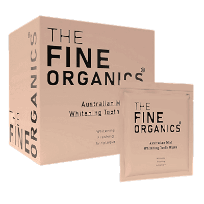 The Fine Organics Avustralya Nanesi Özlü Diş Temizleme ve Beyazlatma Mendili