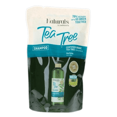 Naturals By Watsons Tea Tree Şampuan Refill 450 mL
