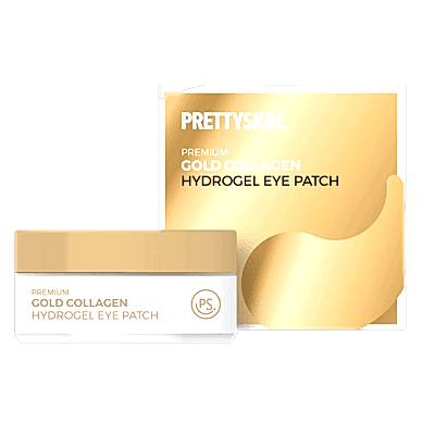 Prettyskin Altın Ve Kolajen Özlü Cilde Sıkı Görünüm Veren Hidrojel Göz Maskesi