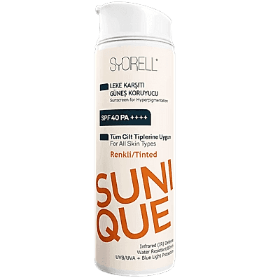 Syorell Sunique Leke Karşıtı Renkli Güneş Koruyucu 40 Spf