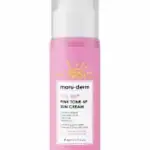 Maruderm Güneş Kremi | SPF 50+ Pembe Ton Eşitleyici (Pink Tone-Up) Güneş Kremi 50 mL| Yeni Nesil Kore Filtreli